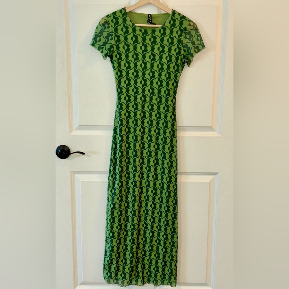 Green Floral Midi/Maxi Dress